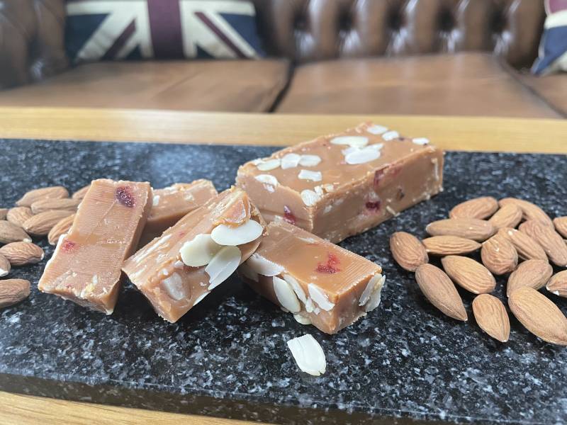 Rum and Raisin fudge 1